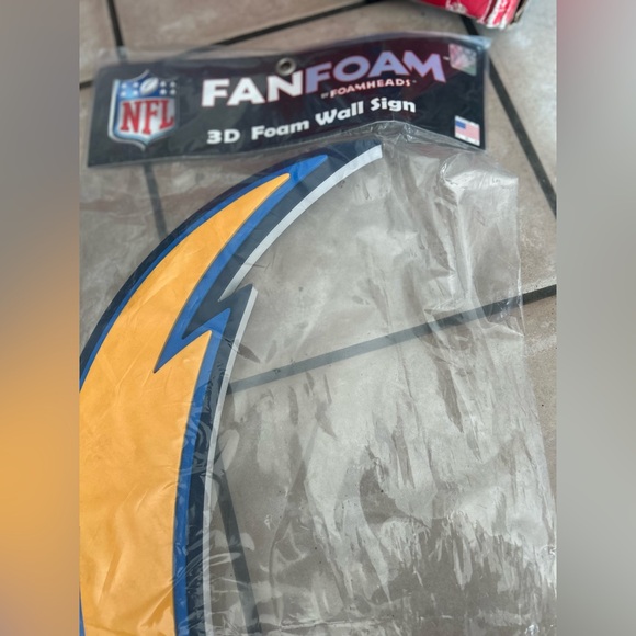 Los Angeles Chargers NFL Football Official 3D Foam Logo Wall Sign - Picture 5 of 5
